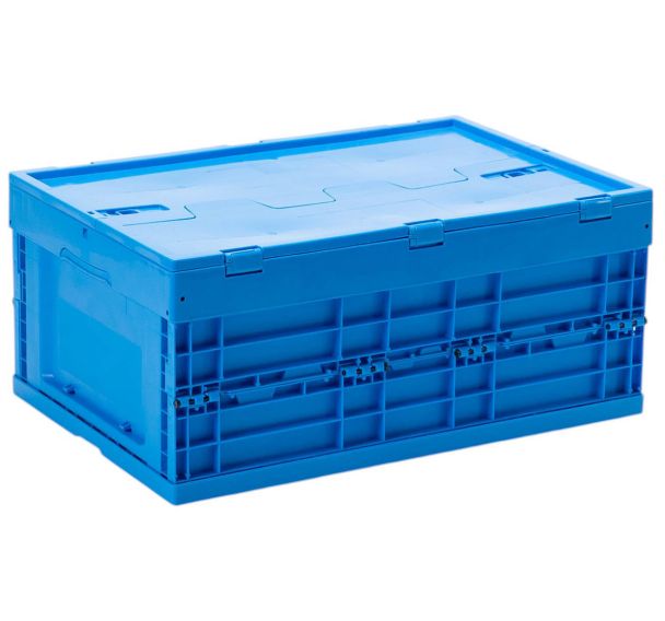 Bac pliant avec couvercle - Hauteur 265 à 355 mm - Manutan Expert