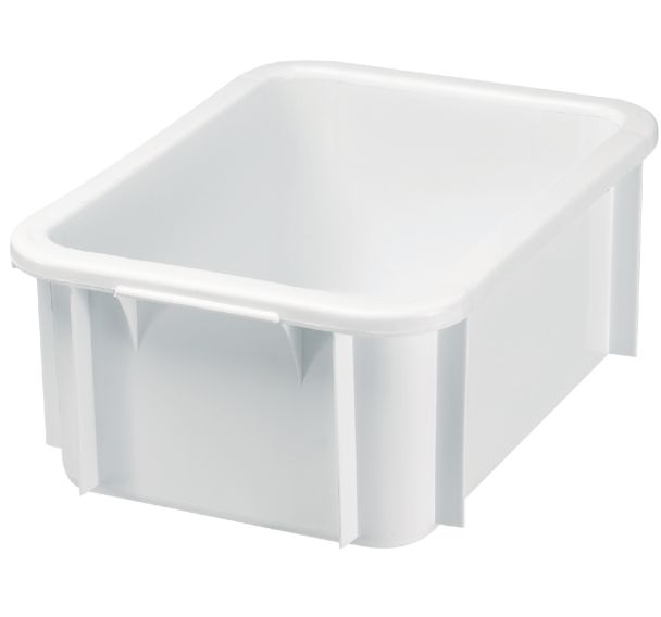 Bac rectangulaire renforcé gerbable - Longueur 590 à 600 mm - 25 à 55 L - Gilac