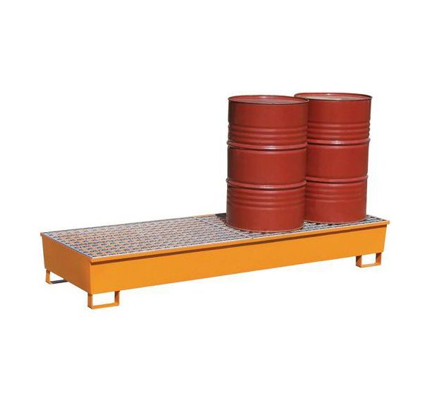 Bac rétention acier conique - 440 L - Manutan Expert