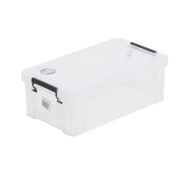 Bac transparent avec couvercle 5.8L Manutan Expert