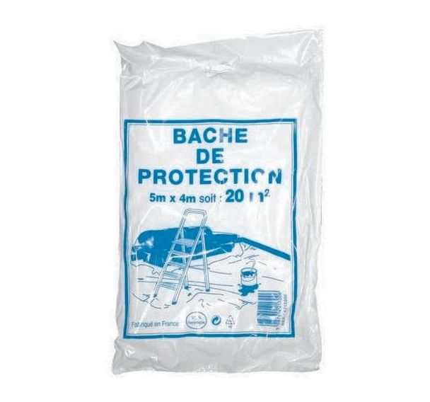 Bâche de protection polypropylène A - 4x5m