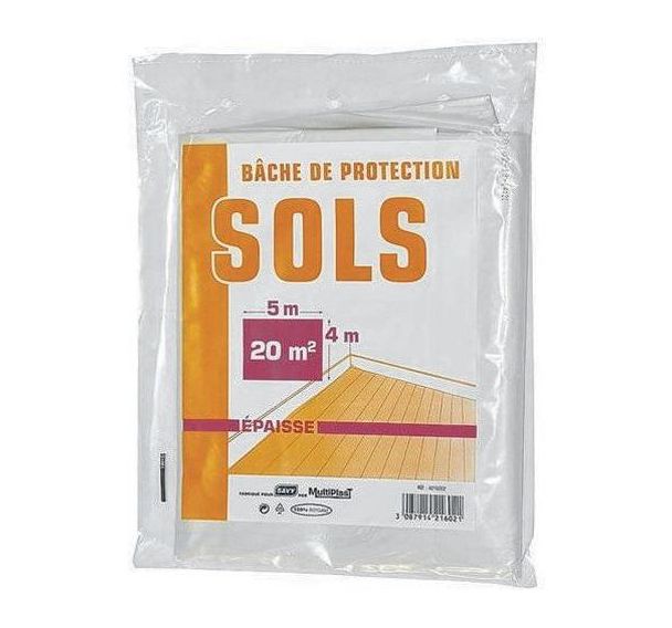 Bâche de protection sol - 4x5m