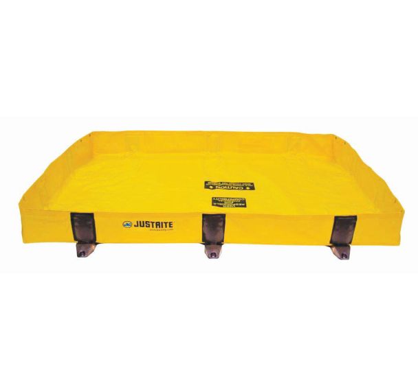 Bâche rétention portable 299L 1.2mx1.2mx203mm jaune