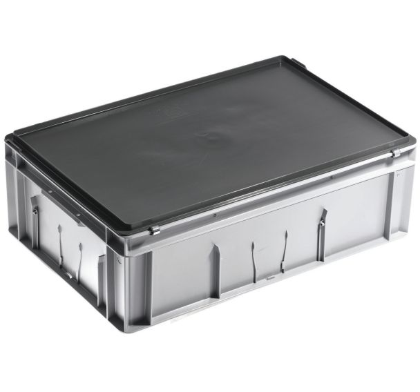 Bacs à couvercle RAKO gris - 600x400mm - 14 à 53 L