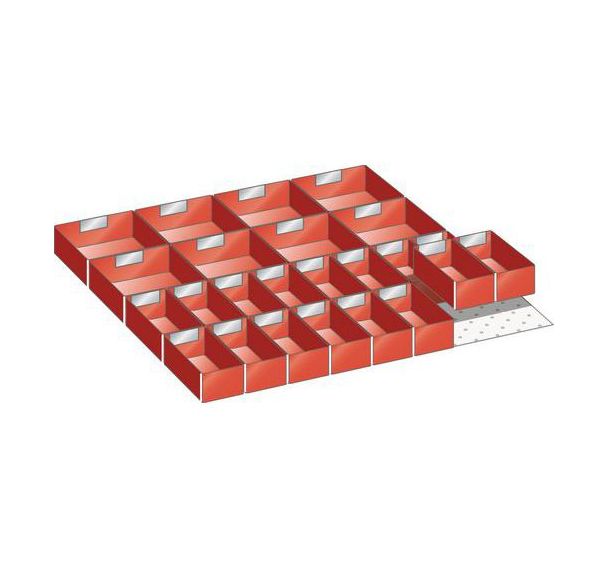 Bacs plastique pour tiroirs LISTA - Largeur 71 cm