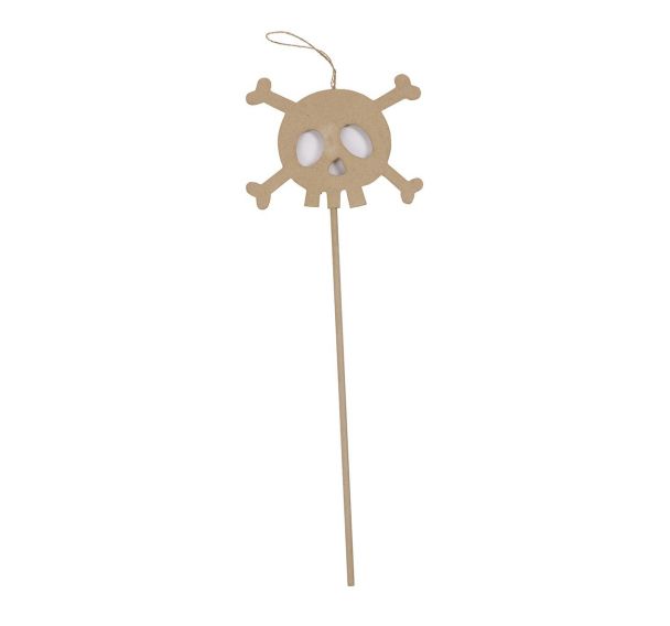 Baguette tête de mort 1x14x36cm (Lot de 10)