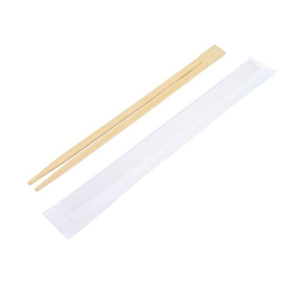 Baguettes en bambou en sachet individuel - 21 cm
