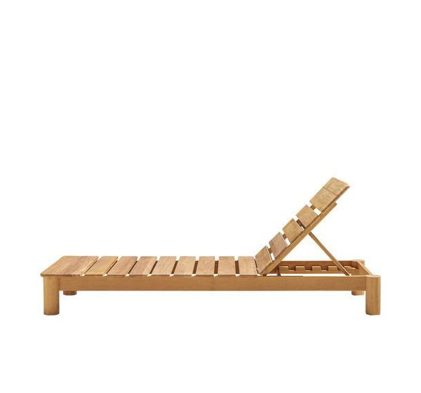 Bain de soleil Bari assise et structure Iroko