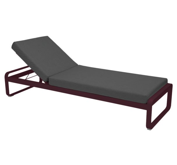Bain de soleil Bellevie coussin gris graphite Fermob