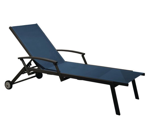 Bain de soleil FLORENCE TPEP/alu accoudoirs roues Proloisirs