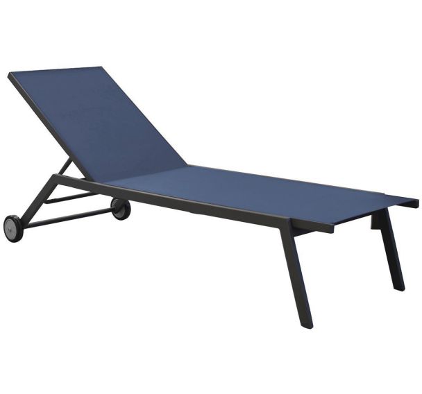 Bain de soleil FLORENCE TPEP/alu roues - bleu/graphite