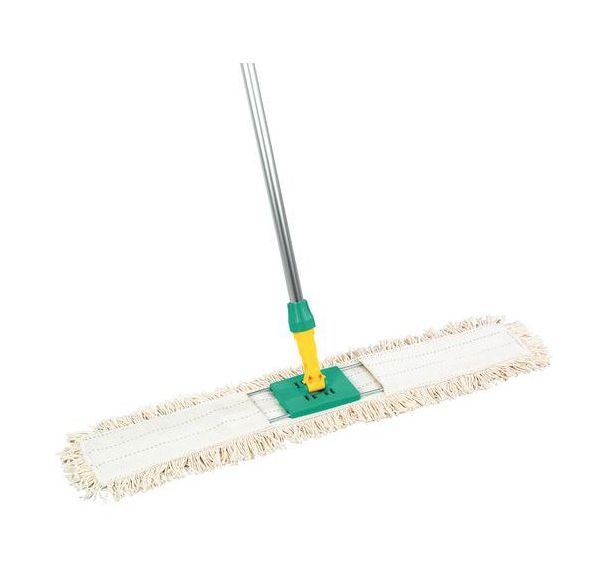 Balai à franges en coton avec monture - 40 cm ou 60 cm