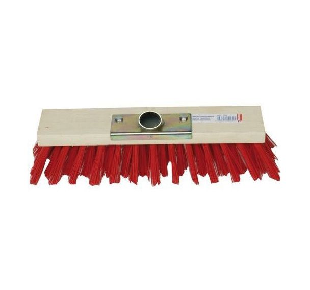 Balai cantonnier pvc rouge - 31cm