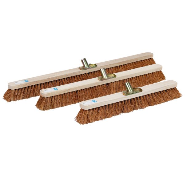 Balai coco embout encastrable - Monture bois - Manutan Expert