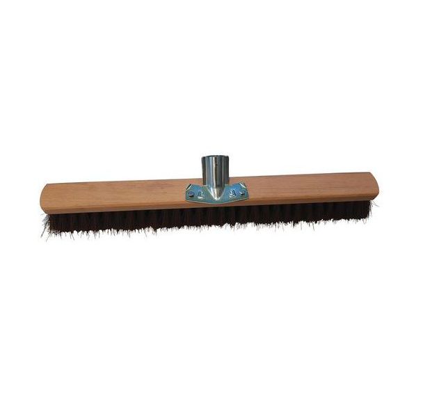 Balai en bois poils de coco synthétique PET - Maine Brosserie