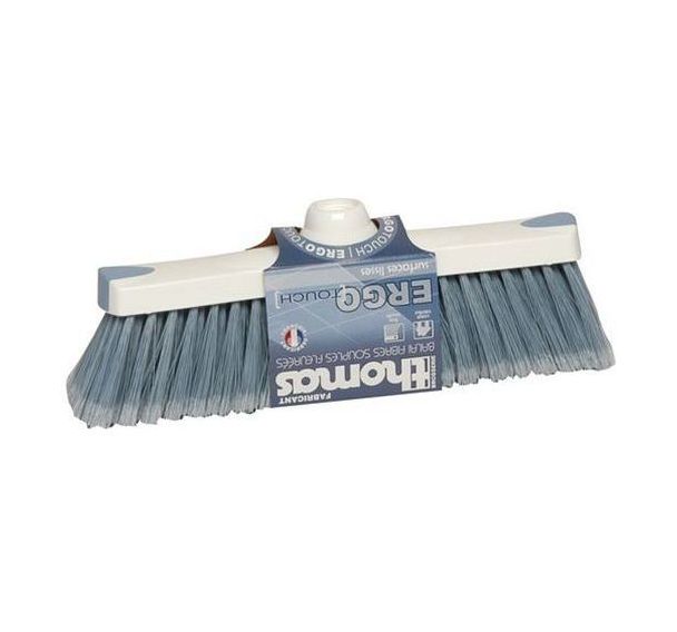 Balai fibre souple bleu Ergotouch