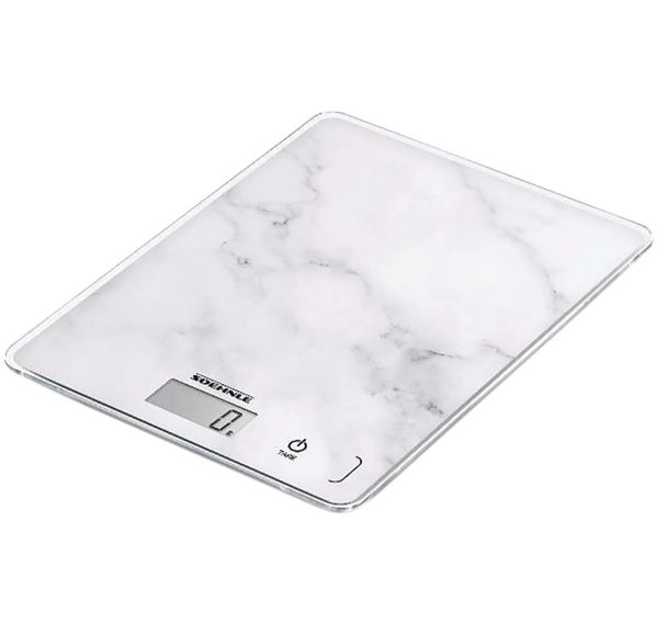 Balance 5 kg Marbre Blanc - Page Compact 300 - 61516 - Soehnle