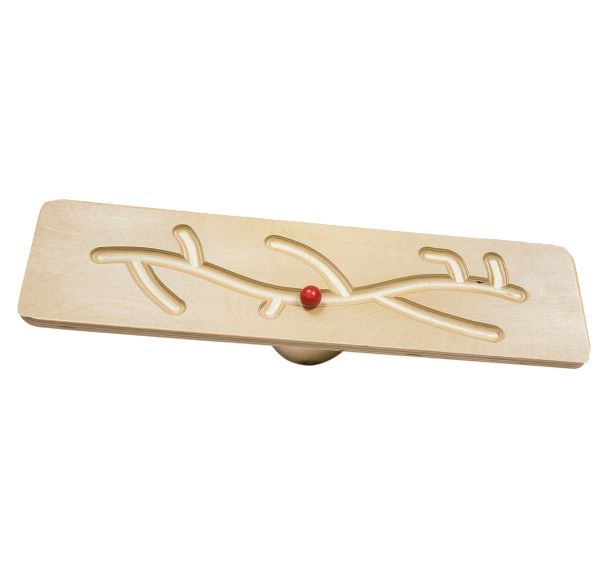 Balance bille en bois motif forme arbre