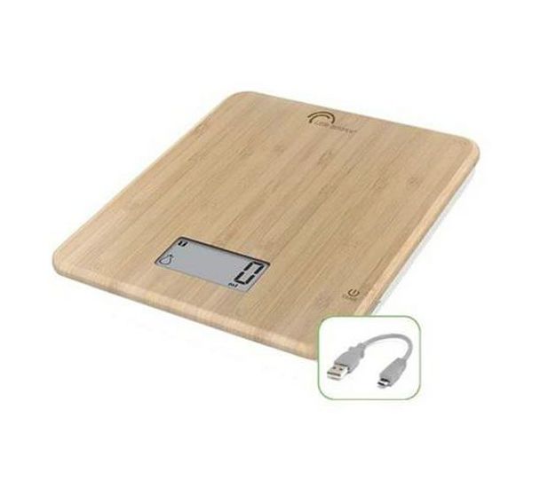 Balance culinaire Slim bambou USB-R