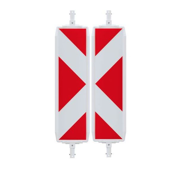 Balise Bast-Classe RA2/C-flèche-Deux faces-droite/gauche
