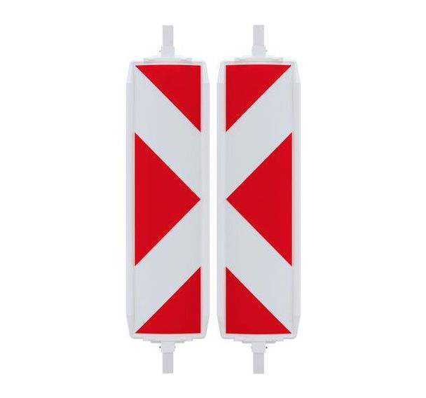 Balise plastique 40A - Film classe 1 - Flèche - Deux faces