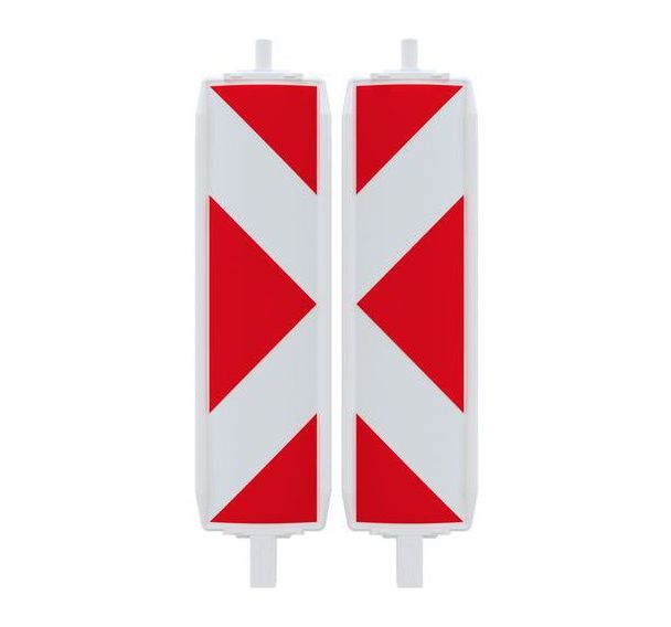 Balise plastique type 60-Film classe 1-Flèche-Deux faces-Schake