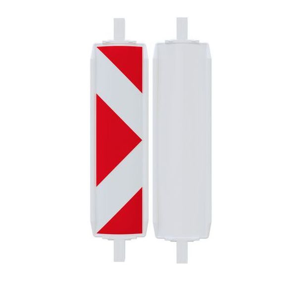 Balise plastique type 60W-Film classe 1-Flèche-Une face