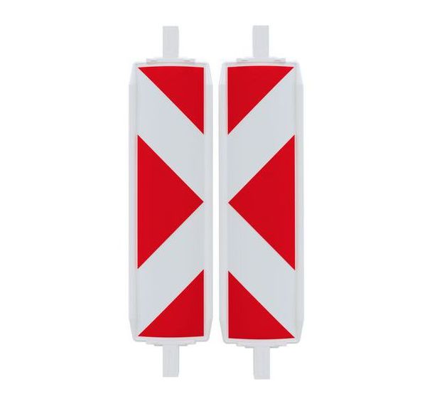 Balise plastique type 60W-Film classe 2-Flèche-Deux faces