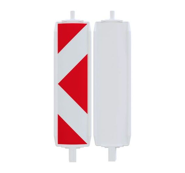 Balise plastique type 60 - Film classe 2 - Flèche - Une face - Schake