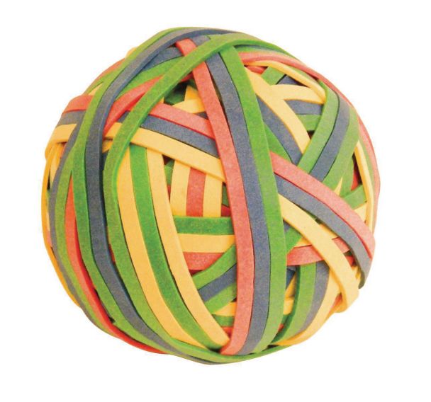 Balle de 200 bracelets caoutchouc - Coloris assortis
