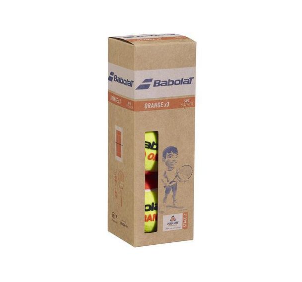 Balles de mini tennis babolat orange stage 2
