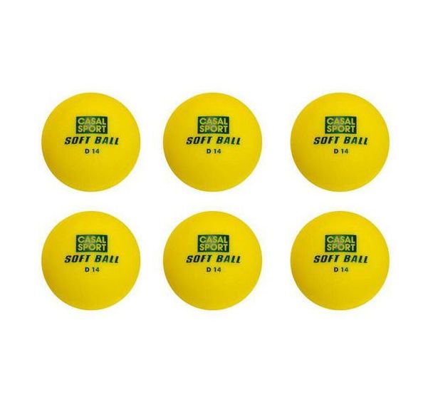 Balles lacrosse - lot de 6