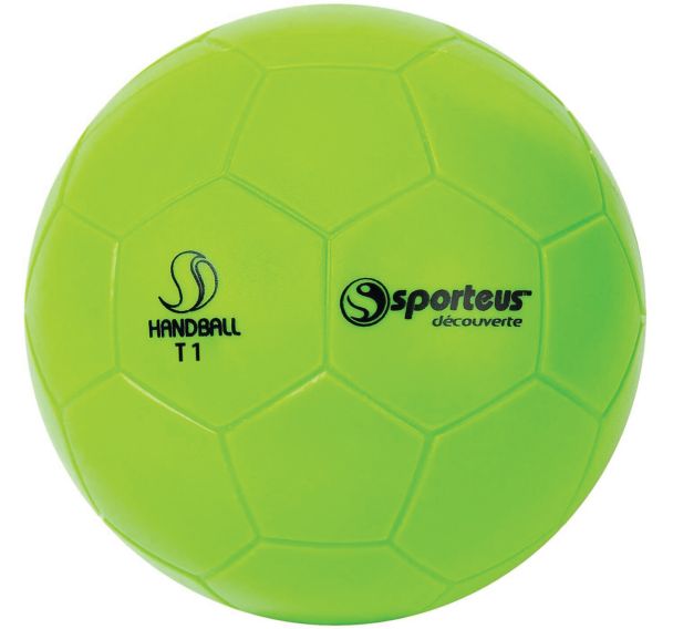 Ballon Hand Initiation PVC Sporteus T1 Ø 165mm 290 g vert