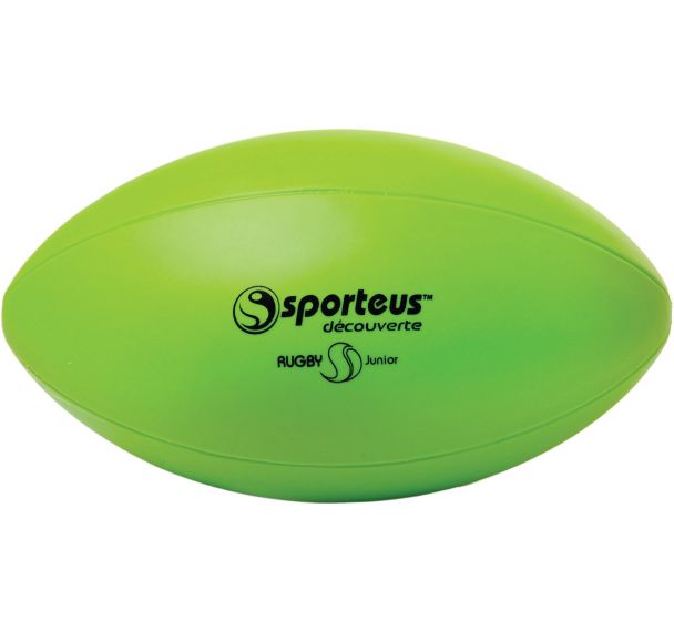 Ballon Rugby Init Junior PVC Sporteus Ø 150mm 360 g vert
