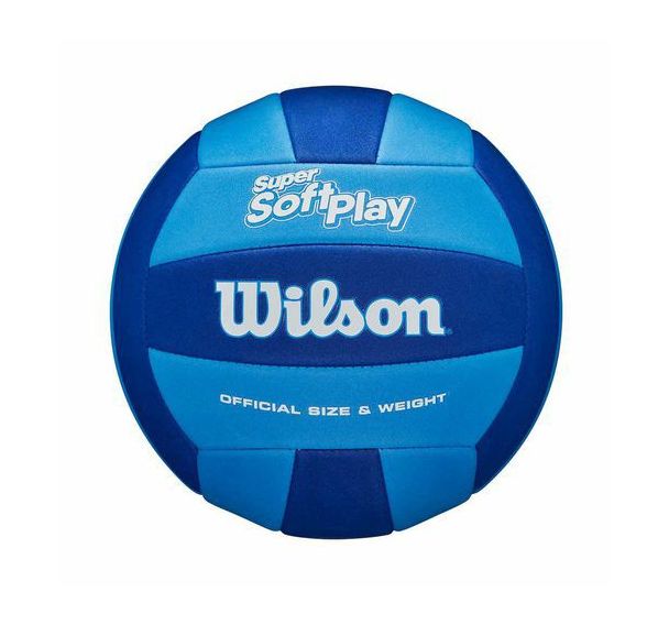 Ballon beach-volley Wilson Super Soft-Play bleu