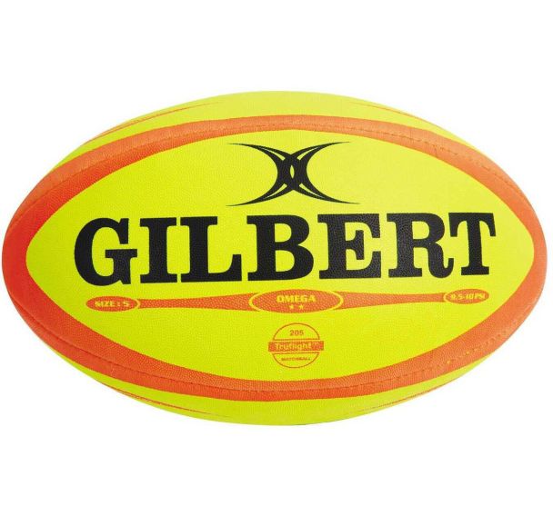 Ballon de Rugby Gilbert Omega Pro fluo T5