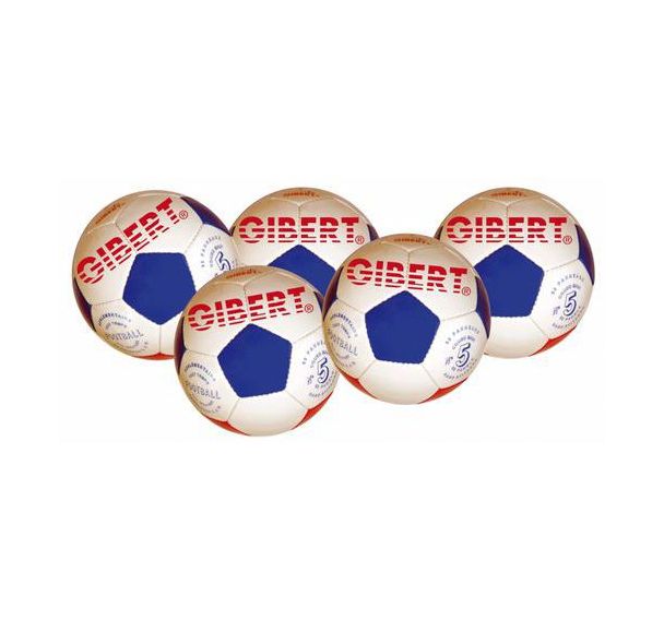Ballon de foot entrainement et loisirs senior (Lot de 5)