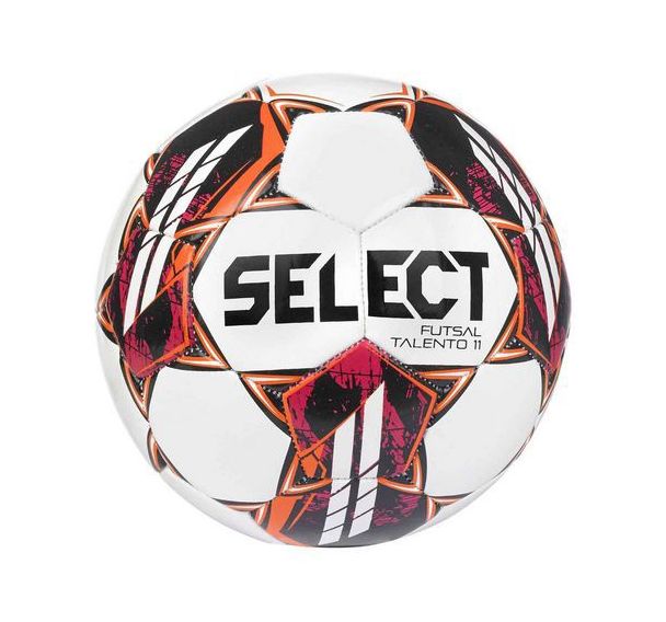 Ballon de futsal - Select - Talento 11 V22 - blanc/orange