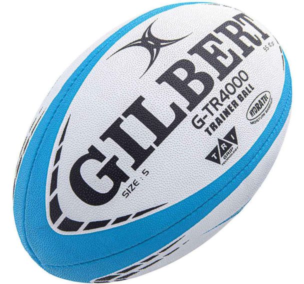 Ballon de rugby - Gilbert - GTR 4000 bleu ciel