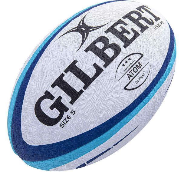 Ballon de rugby - Gilbert - atom bleu