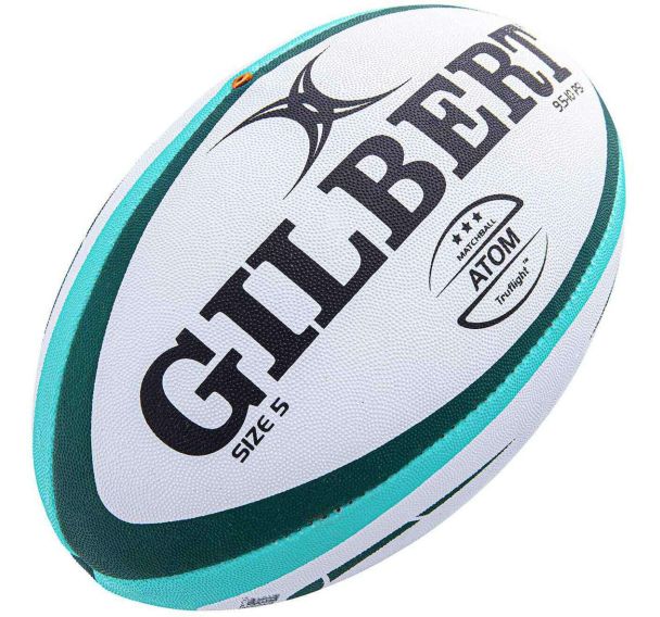 Ballon de rugby - Gilbert - atom vert