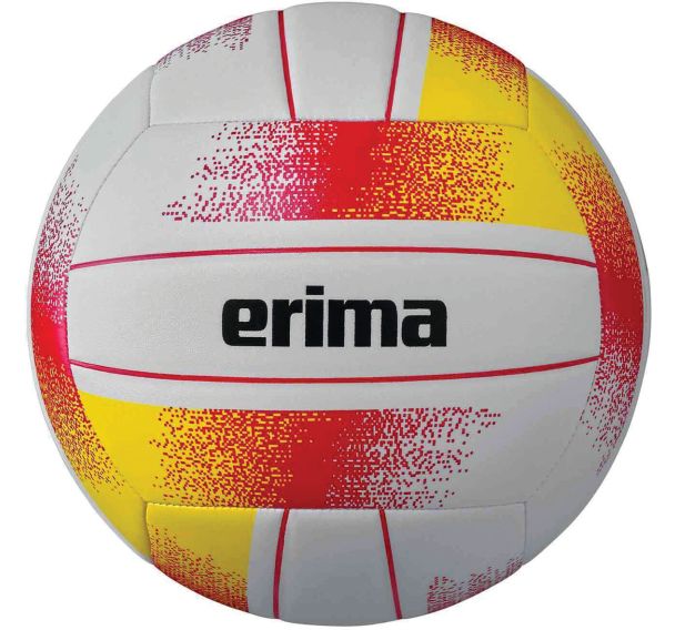Ballon de volley-ball - Erima - blanc/rouge/jaune