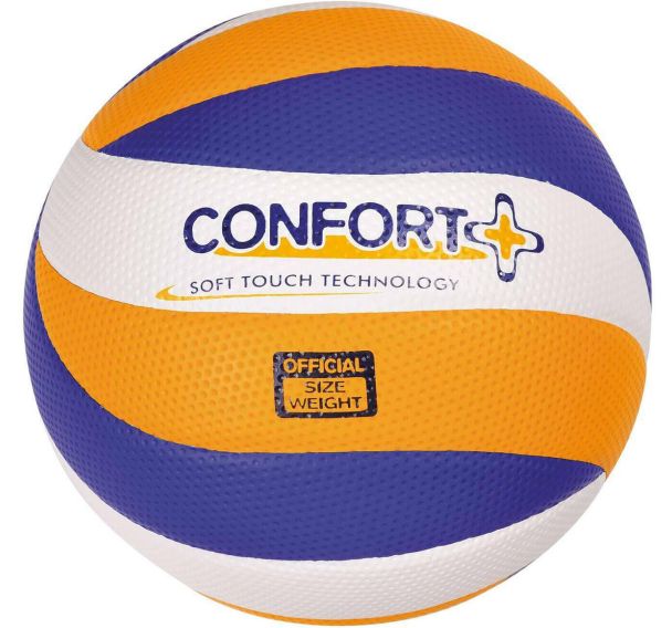 Ballon de volley confort + soft touch technology