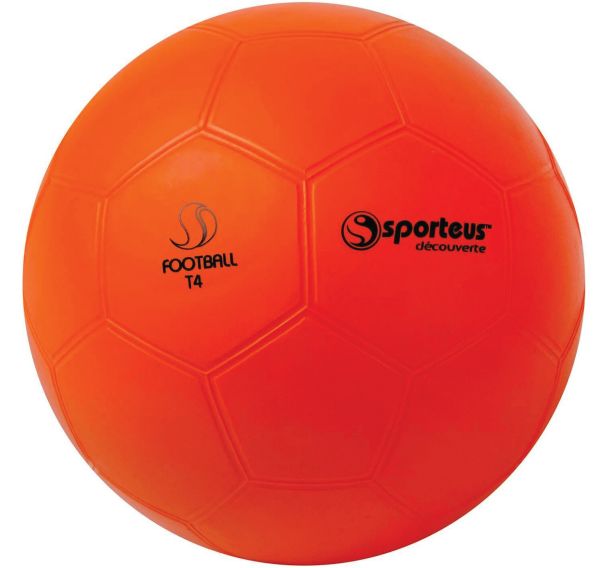 Ballon foot Init. Junior PVC Sporteus Taille 4 Ø215mm orange