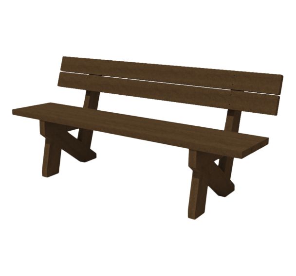 Banc ATRIUM 180 cm plastique recyclé - Espace Urbain