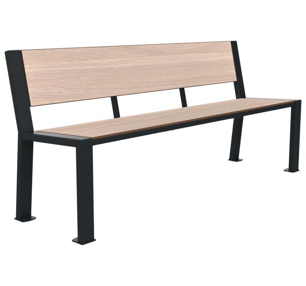 Banc BERLIN 1.80 m bois/métal - BUTON DESIGN