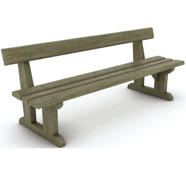 Banc Belle-île L 200 x 60 H 80 cm - pin