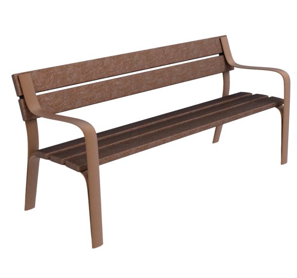 Banc CITIZEN 180 cm plastique recyclé - marson 8028