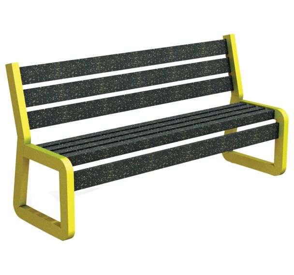 Banc Chardonnay maternelle 120 cm Ipra/alu - Urbemob
