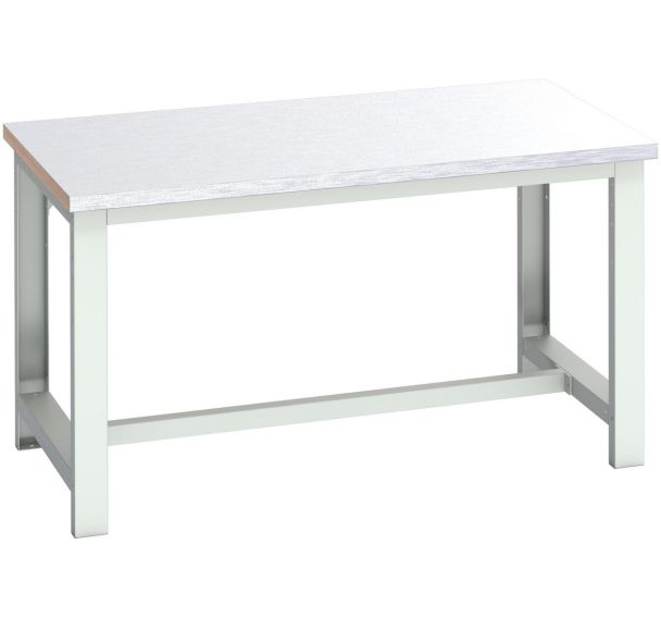 Banc Cubio revêtement en acier-1500x900x840mm-Bleu